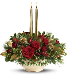Lenox Holly-Day Bouquet Davenport Florist - Same Day Flower Delivery - Flower Power 
